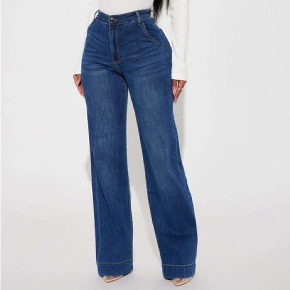 Fashion Nova Wide Leg Jean
